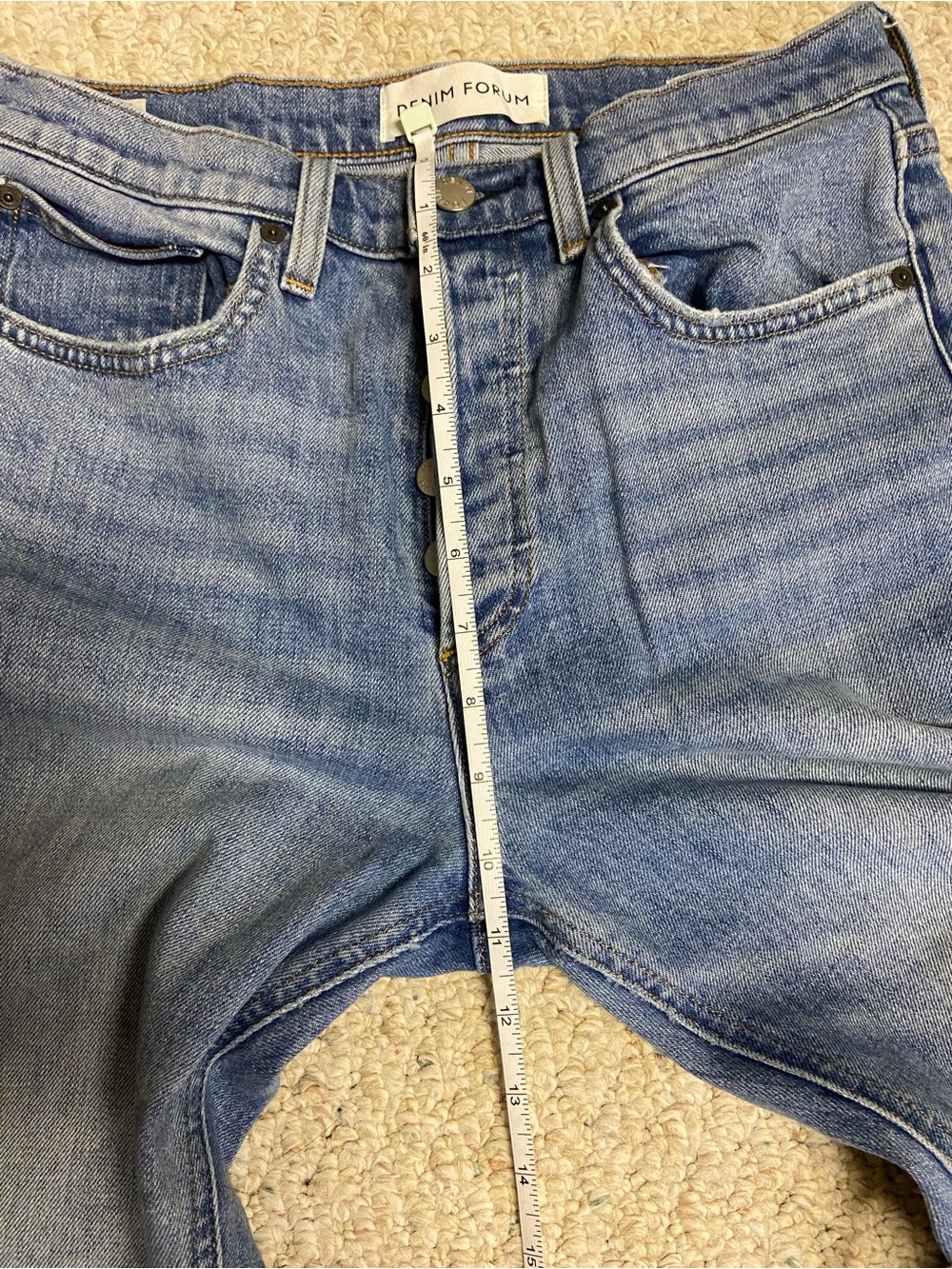Denim Forum Yoko High Rise Slim | 28 | Medium Wash - Picture 6 of 7